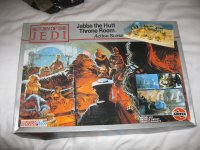 SW, Jabba Throne, Airfix Kit, Boxed.JPG